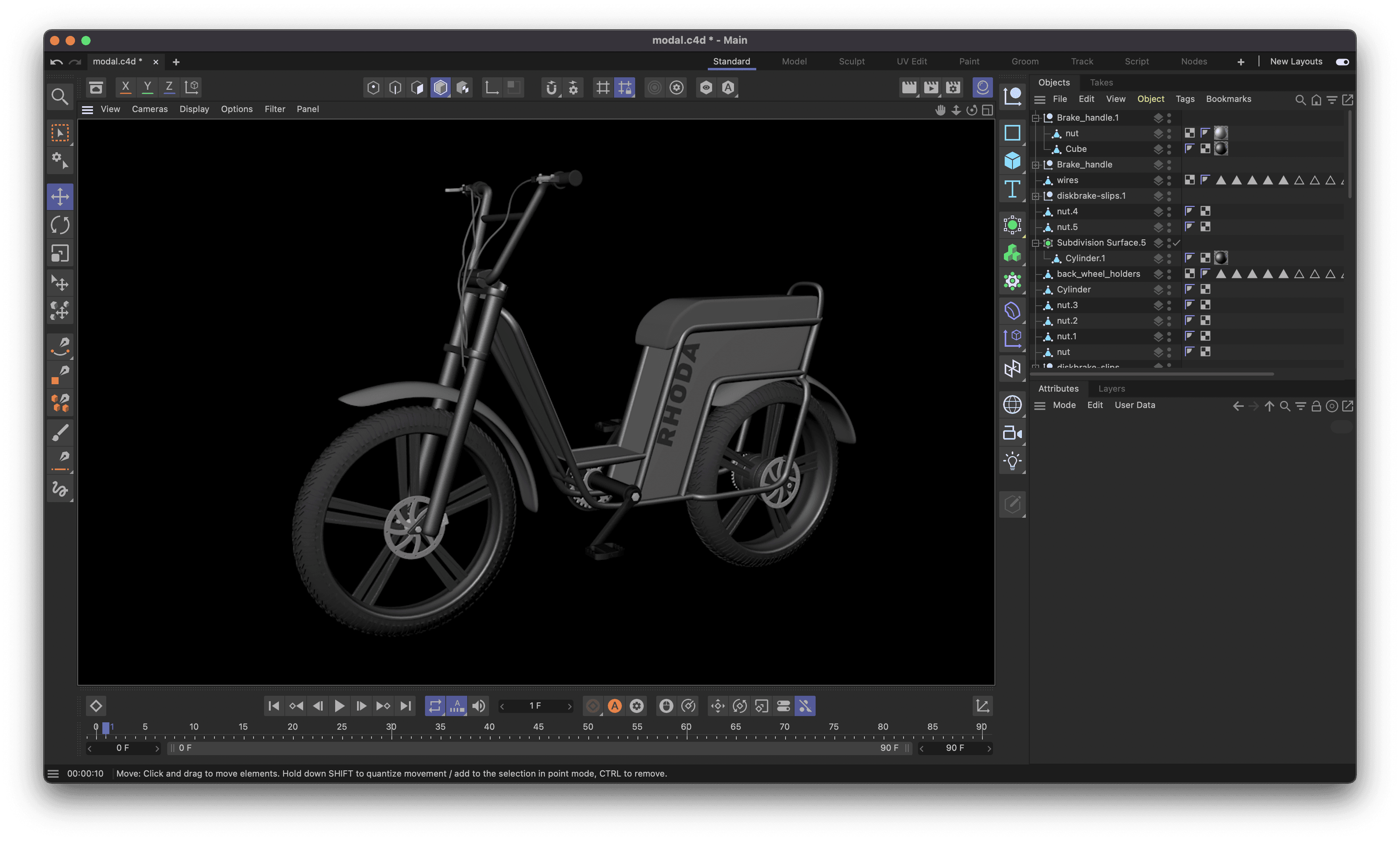 Cinema 4D detail